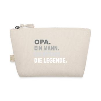 Opa - Ein Mann - Ein Mythos - Eine Legende - Bio-Täschchen - Natur - Vorne