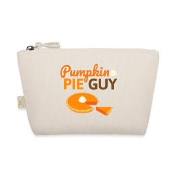 Pumpkin Pie Guy - Pumpkin Cake Halloween Fall - Organic Pouch - nature - Front
