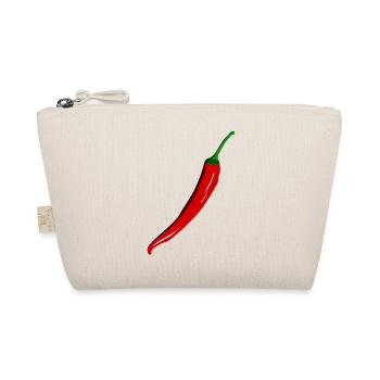 Chili Chilli Heisses Design für heisse Nächte - Bio-Täschchen - Natur - Vorne