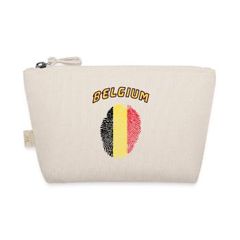 Belgique Empreinte / Drapeau cadeau - Trousse biologique - nature - Devant