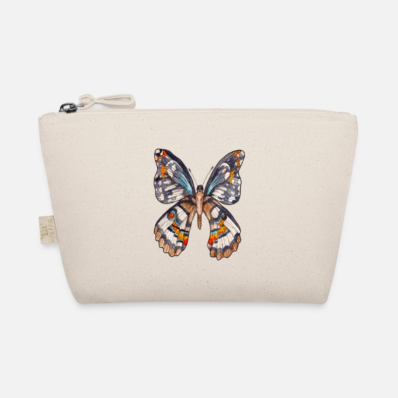 Brown butterfly - Organic Pouch - nature