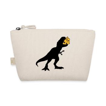 t rex monster dinosaur dinosaur dino meat - Organic Pouch - nature - Front