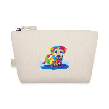 Colorful dog - Organic Pouch - nature - Front