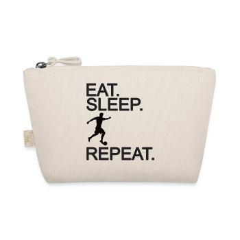 Soccer Eat Sleep Repeat - Soccer - Organic Pouch - nature - Front