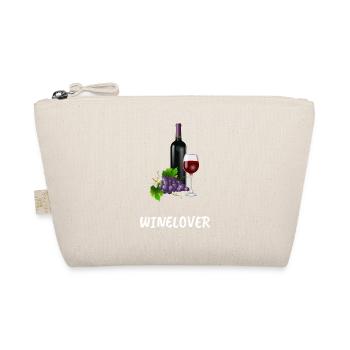 Wine lovers Gourmet wine festival Wine glass - Organic Pouch - nature - Front