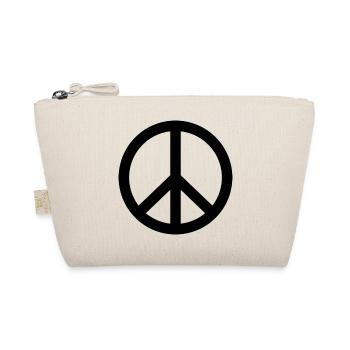 peace symbol - Bio-Täschchen - Natur - Vorne
