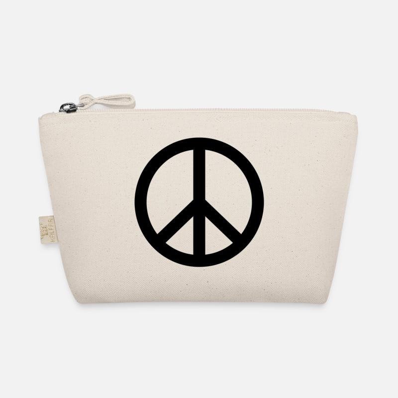 peace symbol - Bio-Täschchen - Natur