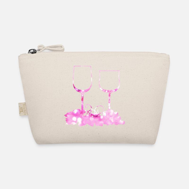 Wine glasses Grape vine leaf Organic Pouch