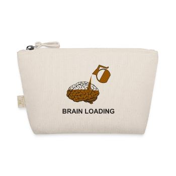 Brain loading by coffee - Bio-Täschchen - Natur - Vorne