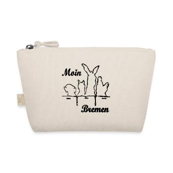 Moin from Bremen with the Town Musicians - Organic Pouch - nature - Front