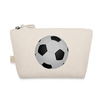 Motif de football noir et blanc - Trousse biologique - nature - Devant