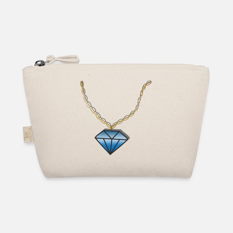 Chain Diamond Organic Pouch