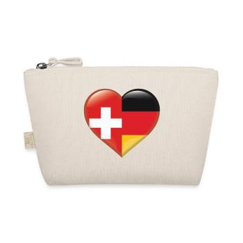 coeur drapeau Suisse Suisse Cadeau Suisse - Trousse biologique - nature - Devant