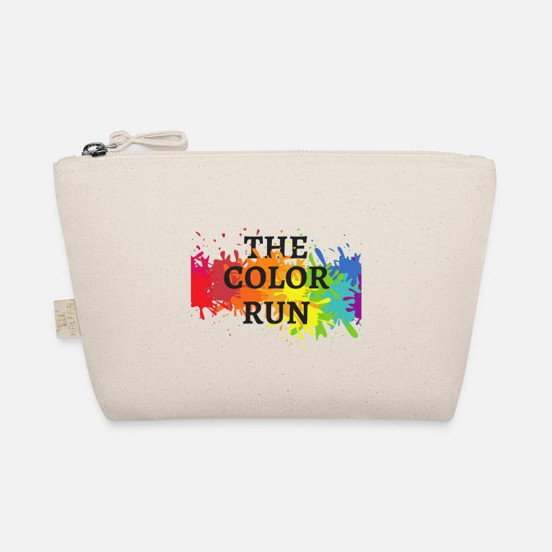 The color run Jogger Laufen Geschenk Freizeitsport Bio-Täschchen