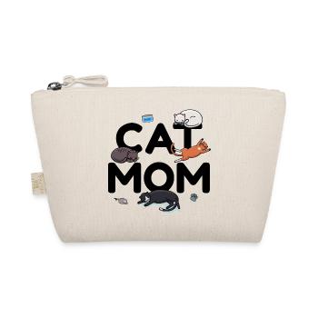 Chat Maman - Cat Cat Lady Mama Kitty Meow - Trousse biologique - nature - Devant
