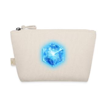 Metatrons Cube with TESSERACT, Hypercube 4D, - Organic Pouch - nature - Front