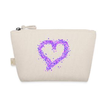 Coeur violet - Trousse biologique - nature - Devant