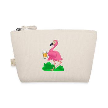 Der betrunkene Flamingo - Bio-Täschchen - Natur - Vorne