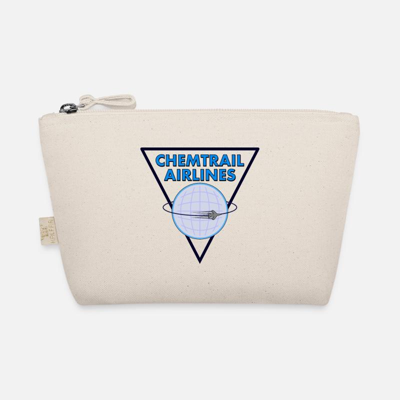 Chemtrail Airlines Pilot - Bio-Täschchen - Natur