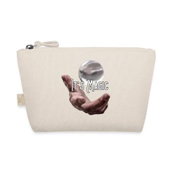 Hand with ball, magic, magic - Organic Pouch - nature - Front
