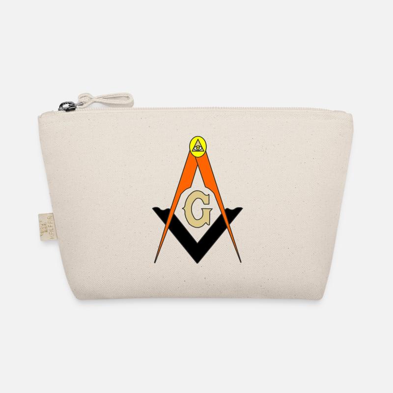 Freemason Compass Organic Pouch