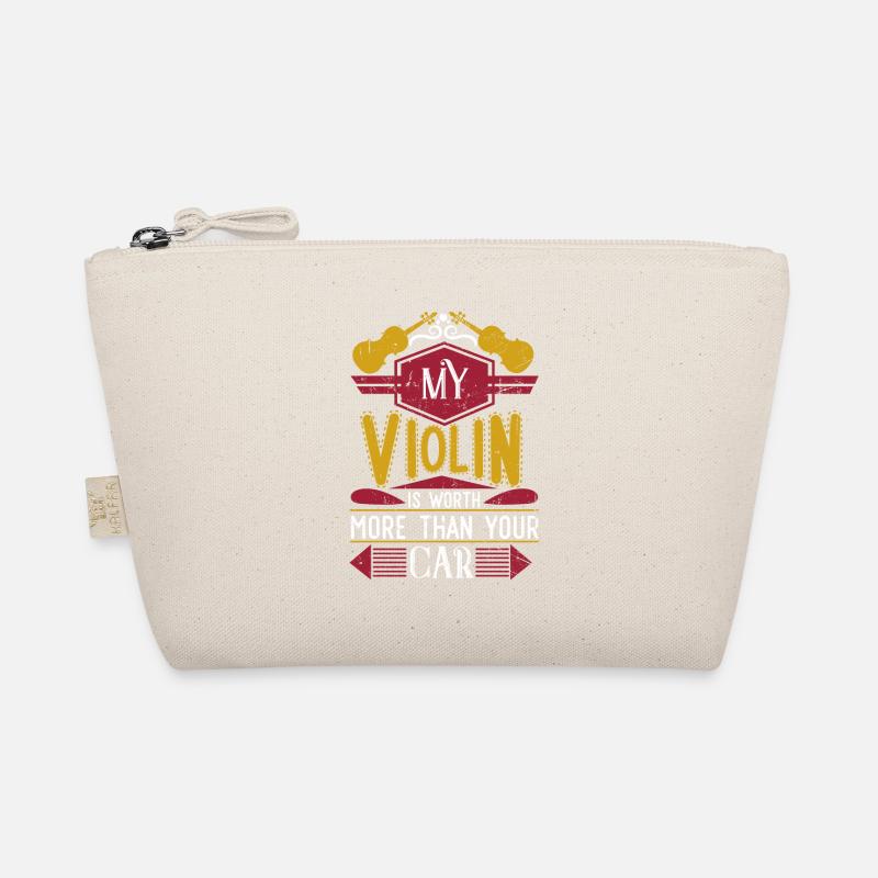 Funny string instrument violin maker gift Organic Pouch