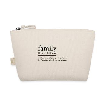 Familie - Bio-Täschchen - Natur - Vorne