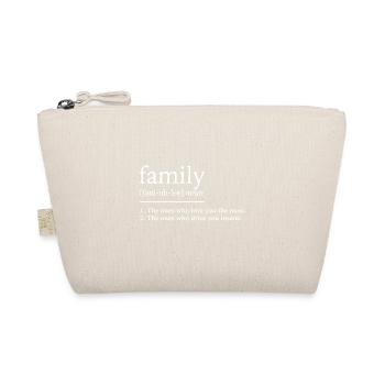 Familie - Bio-Täschchen - Natur - Vorne