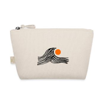 Wave with sun - Organic Pouch - nature - Front