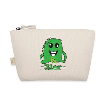 grünes monster 31er geschenk shirt - Bio-Täschchen - Natur - Vorne