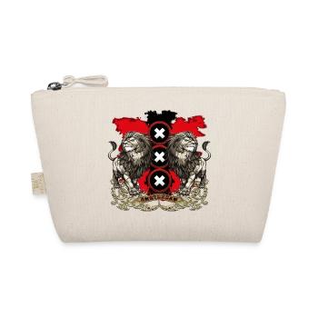 Amsterdam coat of arms 2018 white - Organic Pouch - nature - Front