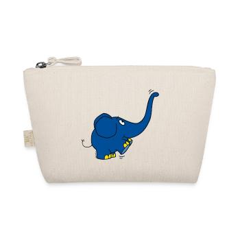 The elephant - trunk high - Organic Pouch - nature - Front