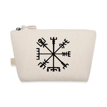 Vegvísir (Viking Compass) - Organic Pouch - nature - Front