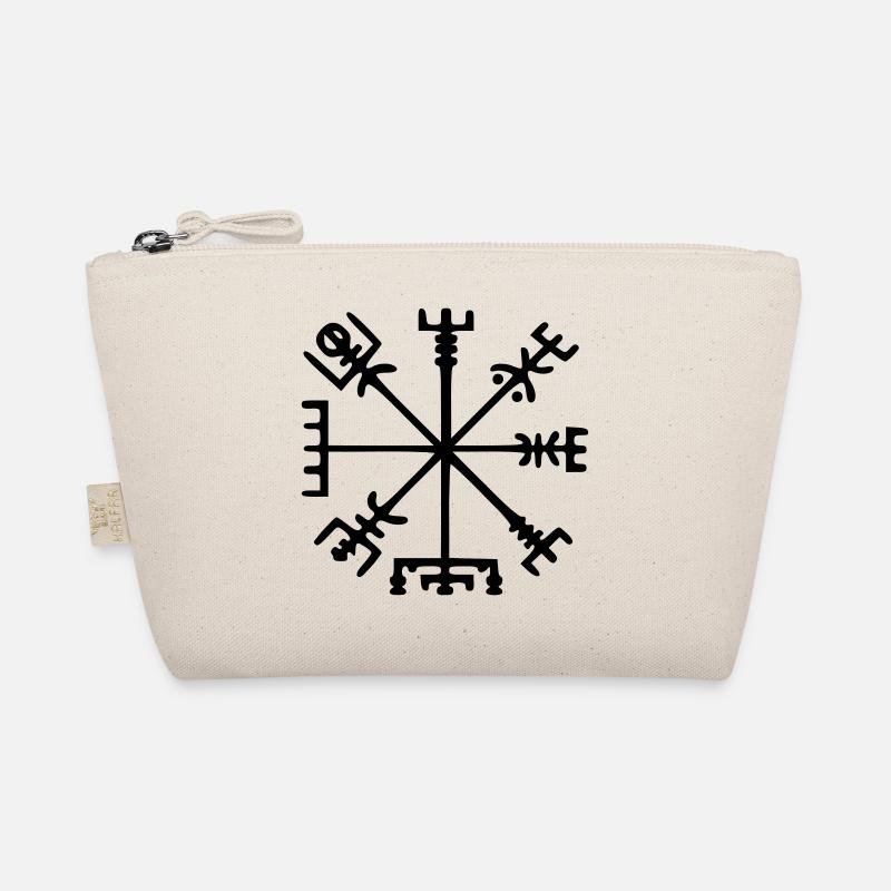 Vegvísir (Viking Compass) Organic Pouch