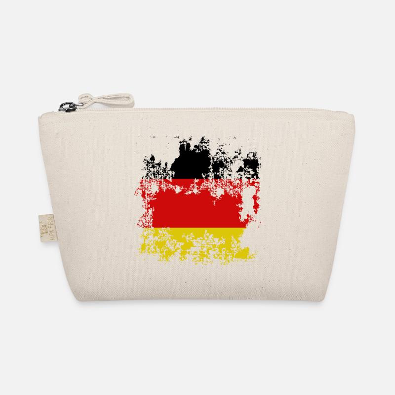 Flagge Deutschland Destroyed Effekt Bio-Täschchen