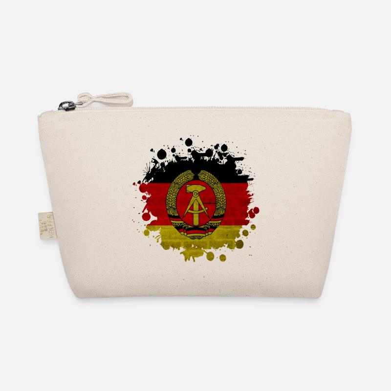 DDR Fleck Klecks / Geschenk Flagge Ostdeutschland Bio-Täschchen