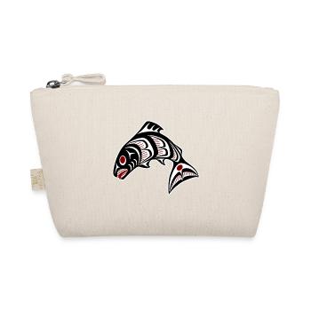Northwest Pacific coast Haida art Salmon - Bio-Täschchen - Natur - Vorne