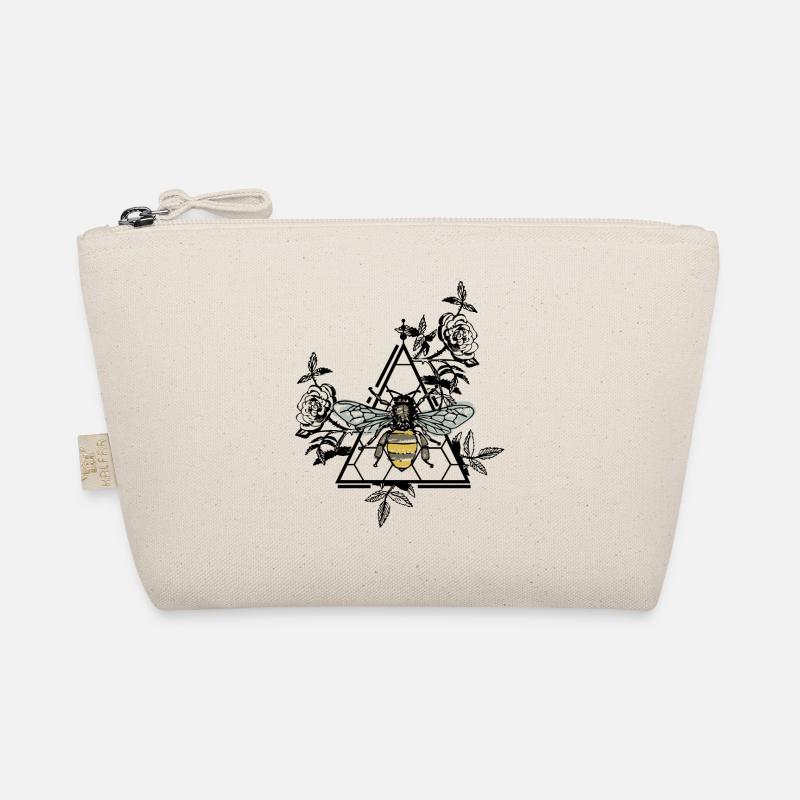 Bee wasp hornet honeycomb swag gift idea Organic Pouch