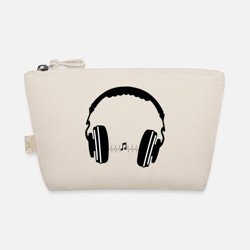 Nur die Musik geht durch deinen Kopf - Bio-Täschchen - Natur