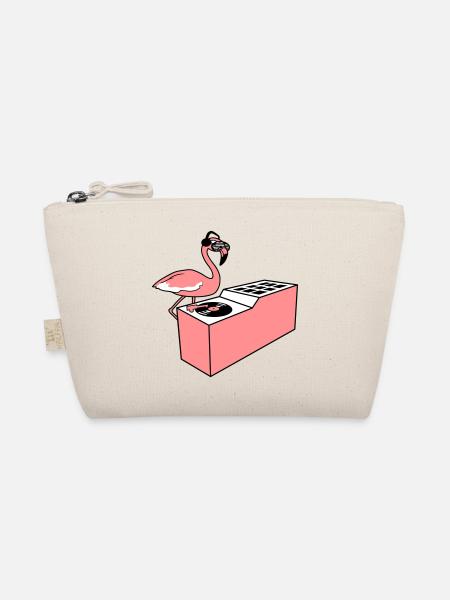 mixer vinyl hang up dj party so celebrate - Organic Pouch - nature - Front