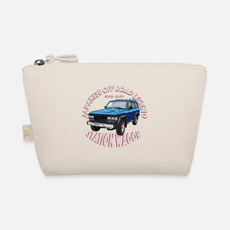 Station Wagon blau/blau - Bio-Täschchen - Natur