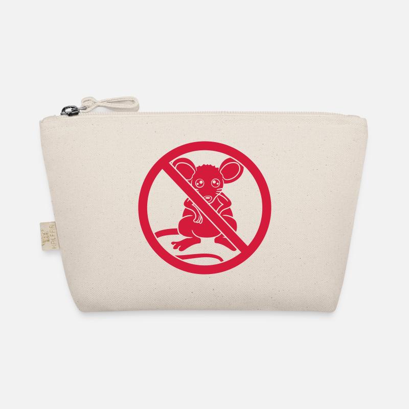 round circle unwanted forbidden sign Organic Pouch