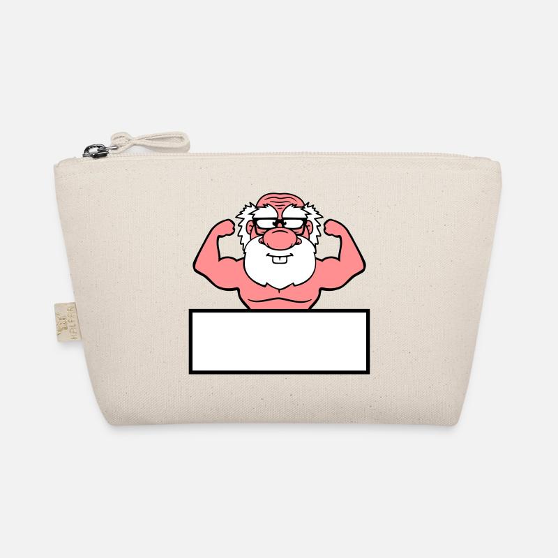 shield text write frame old grandpa grandfather ho Organic Pouch