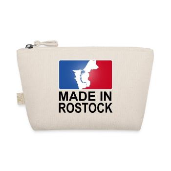 sportliches Made in Rostock Logo - Bio-Täschchen - Natur - Vorne
