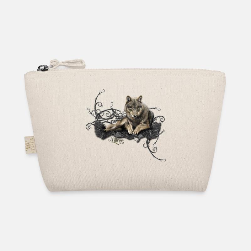 Wolf - Bio-Täschchen - Natur