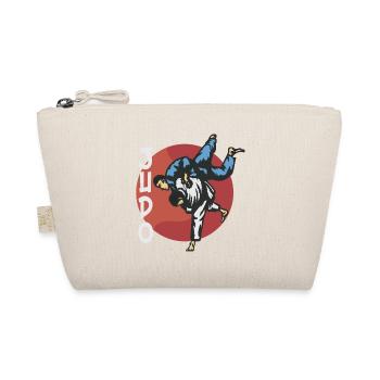 Martial Arts Judo Martial Arts - Gift Idea - Organic Pouch - nature - Front