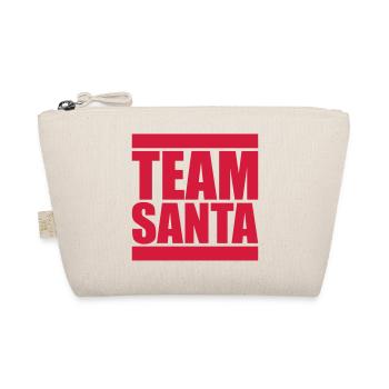 crew team friends merry christmas santa claus n - Organic Pouch - nature - Front