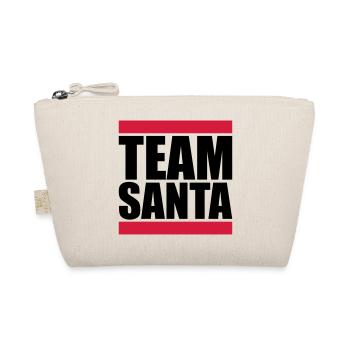 team crew friends merry christmas santa claus n - Organic Pouch - nature - Front