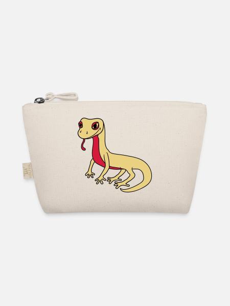lizard gecko snake reptile blindfuck - Organic Pouch - nature - Front