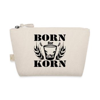 Korn , Party , Weizenkorn ,Born for Korn(25) - Bio-Täschchen - Natur - Vorne